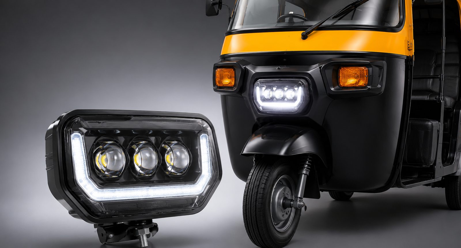 Three Wheeler Led Headlight